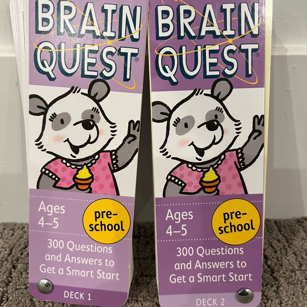 Brain Quest Ore School Decks 1 and 2